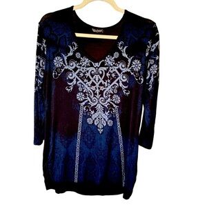 Y2K Vanilla sugar XL top with rhinestones